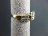 ANTIQUE .46CT DIAMOND 14KT W&Y GOLD MARQUISE & ROUND ENGAGEMENT RING #20196