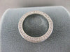 ANTIQUE 1.66CTW DIAMOND 14KT WHITE GOLD ETERNITY WEDDING ANNIVERSARY RING #12580