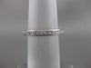 ANTIQUE 1.66CTW DIAMOND 14KT WHITE GOLD ETERNITY WEDDING ANNIVERSARY RING #12580