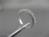 ANTIQUE 1.66CTW DIAMOND 14KT WHITE GOLD ETERNITY WEDDING ANNIVERSARY RING #12580