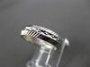 ANTIQUE 14K WHITE GOLD 3D FILIGREE ETERNITY WEDDING ANNIVERSARY RING BAND #18954