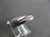 ANTIQUE 14K WHITE GOLD 3D FILIGREE ETERNITY WEDDING ANNIVERSARY RING BAND #18954