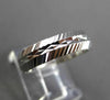 ANTIQUE 14K WHITE GOLD 3D FILIGREE ETERNITY WEDDING ANNIVERSARY RING BAND #18954