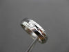 ANTIQUE 14K WHITE GOLD 3D FILIGREE ETERNITY WEDDING ANNIVERSARY RING BAND #18954