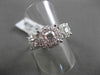 ANTIQUE LARGE 1.50CT DIAMOND 14KT WHITE GOLD CLUSTER FRIENDSHIP PROMISE RING