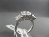 ANTIQUE LARGE 1.50CT DIAMOND 14KT WHITE GOLD CLUSTER FRIENDSHIP PROMISE RING
