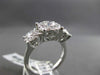 ANTIQUE LARGE 1.50CT DIAMOND 14KT WHITE GOLD CLUSTER FRIENDSHIP PROMISE RING