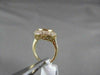 ANTIQUE LARGE 2.96CTW CITRINE DIAMOND 14KT Y GOLD RING