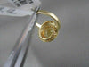 ANTIQUE LARGE 2.96CTW CITRINE DIAMOND 14KT Y GOLD RING