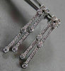 ANTIQUE 1.26CT ROUND DIAMOND 14KT W GOLD DROP HANGING EARRINGS ONE OF A KIND!!!!