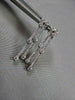 ANTIQUE 1.26CT ROUND DIAMOND 14KT W GOLD DROP HANGING EARRINGS ONE OF A KIND!!!!