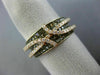 1.32CT WHITE & CHOCOLATE FANCY DIAMOND 14K ROSE & BLACK GOLD 3D CRISS CROSS RING