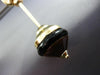 ANTIQUE LARGE 14KT YELLOW GOLD ITALIAN CARNELIAN & ONYX HANGING EARRINGS #25571
