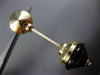 ANTIQUE LARGE 14KT YELLOW GOLD ITALIAN CARNELIAN & ONYX HANGING EARRINGS #25571