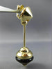 ANTIQUE LARGE 14KT YELLOW GOLD ITALIAN CARNELIAN & ONYX HANGING EARRINGS #25571