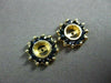 ANTIQUE .48CT AAA ROUND SAPPHIRE 14KT YELLOW GOLD EARING JACKETS 11mm #20877