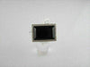 ANTIQUE RECTANGULAR 36.40CT BLACK ONYX DIAMOND 18K RING