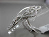 ANTIQUE MASSIVE 1.36CT DIAMOND 18KT WHITE GOLD 3D FLOATING MUSICAL NOTE FUN RING