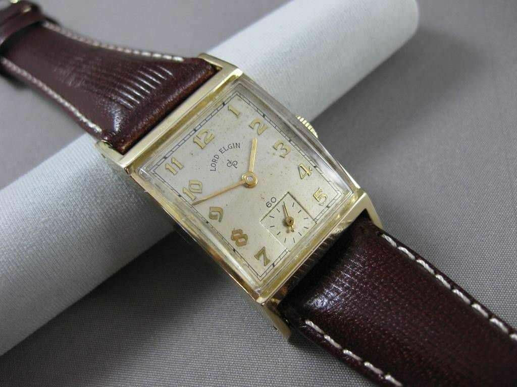 Vintage elgin mens watch new arrivals