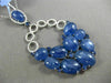 ANTIQUE MASSIVE 29.40CT DIAMOND & MULTI GEM 14KT WHITE GOLD HANGING PENDANT