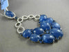 ANTIQUE MASSIVE 29.40CT DIAMOND & MULTI GEM 14KT WHITE GOLD HANGING PENDANT