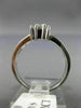 .32CT ROUND & BAGUETTE DIAMOND 14KT WHITE GOLD SQUARE FRIENDSHIP LOVE RING #1573