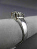 .32CT ROUND & BAGUETTE DIAMOND 14KT WHITE GOLD SQUARE FRIENDSHIP LOVE RING #1573