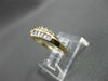 ANTIQUE .35CT BAGUETTE & ROUND DIAMOND 14K YELLOW GOLD ABSTRACT PINKY RING 22473