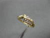 ANTIQUE .35CT BAGUETTE & ROUND DIAMOND 14K YELLOW GOLD ABSTRACT PINKY RING 22473