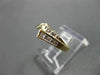 ANTIQUE .35CT BAGUETTE & ROUND DIAMOND 14K YELLOW GOLD ABSTRACT PINKY RING 22473