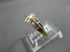 ANTIQUE .35CT BAGUETTE & ROUND DIAMOND 14K YELLOW GOLD ABSTRACT PINKY RING 22473