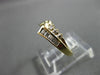 ANTIQUE .35CT BAGUETTE & ROUND DIAMOND 14K YELLOW GOLD ABSTRACT PINKY RING 22473