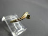 ANTIQUE .35CT BAGUETTE & ROUND DIAMOND 14K YELLOW GOLD ABSTRACT PINKY RING 22473