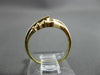 ANTIQUE .35CT BAGUETTE & ROUND DIAMOND 14K YELLOW GOLD ABSTRACT PINKY RING 22473