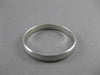 ESTATE 14KT WHITE GOLD MATTE & SHINY WEDDING ANNIVERSARY BAND RING 4mm #23245