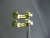 ESTATE .85CT DIAMOND 14K W &Y GOLD PRINCESS UMBRELLA HANGING EARRINGS 22mm #5415
