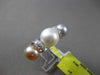 ANTIQUE .18CT DIAMOND 18KT WHITE GOLD AAA TRI COLOR NATURAL SOUTH SEA PEARL RING