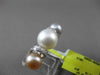 ANTIQUE .18CT DIAMOND 18KT WHITE GOLD AAA TRI COLOR NATURAL SOUTH SEA PEARL RING