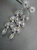 ANTIQUE 4.76CT DIAMOND MARQUISE & ROUND 14KT WHITE GOLD LEAF DROP EARRINGS 21686