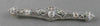 ANTIQUE 1.60CTW OLD MINE CUT DIAMOND PLATINUM OPEN FILIGREE PIN BROOCH F/G #2121