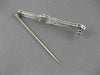ANTIQUE 1.60CTW OLD MINE CUT DIAMOND PLATINUM OPEN FILIGREE PIN BROOCH F/G #2121
