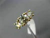 LARGE 1.68CT DIAMOND 14K YELLOW GOLD 3 STONE PAST PRESENT FUTURE ENGAGEMENT RING