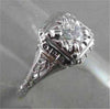 ANTIQUE 0.40CT 14KT WHITE GOLD DIAMOND SOLITARE RING ONE OF A KIND !!!!!!!!!!!!
