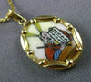 ESTATE 14KT YELLOW GOLD 3D MOSES TEN COMMANDMENT ISRAEL SHEMAH PENDANT #25482