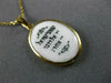 ESTATE 14KT YELLOW GOLD 3D MOSES TEN COMMANDMENT ISRAEL SHEMAH PENDANT #25482