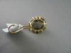 ANTIQUE 18KT 15.27CTW SMOKEY TOPAZ & FANCY BROWN DIAMOND EARRINGS ONE OF A KIND!