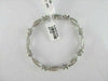 ANTIQUE WIDE 1.90CT FILIGREE 14KT WHITE GOLD DIAMOND BUTTERFLY BRACELET