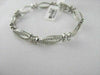 ANTIQUE WIDE 1.90CT FILIGREE 14KT WHITE GOLD DIAMOND BUTTERFLY BRACELET