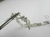 ANTIQUE WIDE 1.90CT FILIGREE 14KT WHITE GOLD DIAMOND BUTTERFLY BRACELET