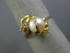 ESTATE .07CT DIAMOND & AAA SOUTH SEA PEARL 14K YELLOW GOLD 3D BIRD NEST FUN RING